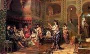 Arab or Arabic people and life. Orientalism oil paintings 151